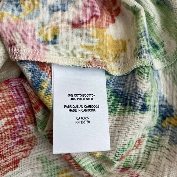 NEW Reitmans Women's Floral Pastel Watercolour Tank Top Size Small Flowy Summer - Picture 6 of 7
